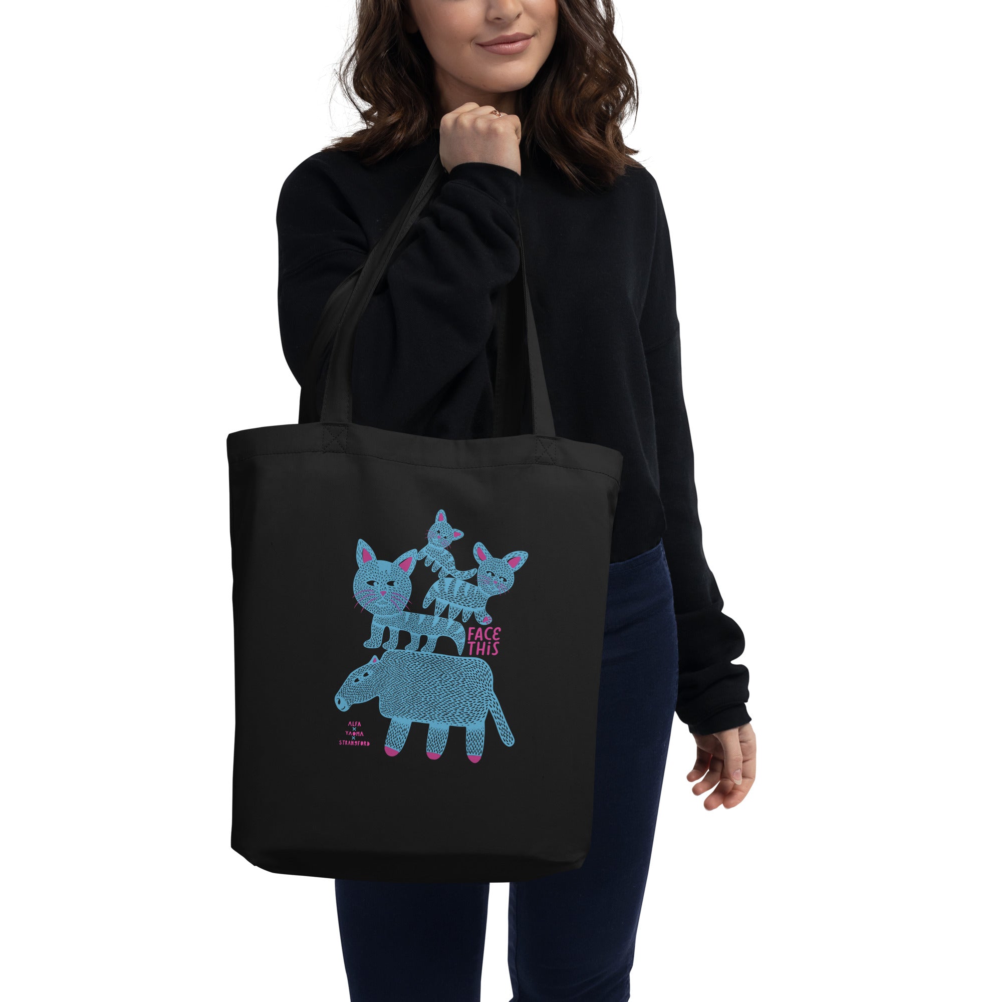 Jo Strangford x Face This eco Tote Bag